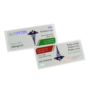 Wholesale Strong Adhesive 10ml Vial Labels Pet Laser Film Cmyk Printing For Pharmacy from china suppliers