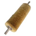 SGS Industrial Roller Brush Copper Plated Steel Wire Brush Roller For Industrial