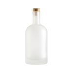 Customized 750ml 75cl Frosted Empty Glass Liquor Bottle for Vodka in Super Flint
