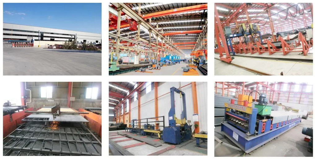 Quick Installing Single Layer Steel Structure Frame Prefabricated Storage Hangar