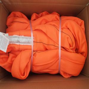 Wholesale Jacket Twill Weave Polyester Round Sling Endless Orange Color Vertical 40000 LBS from china suppliers