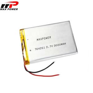 Wholesale 1000 cycles 3.7V 3000mAh 764261 Lithium Polymer Battery IEC from china suppliers
