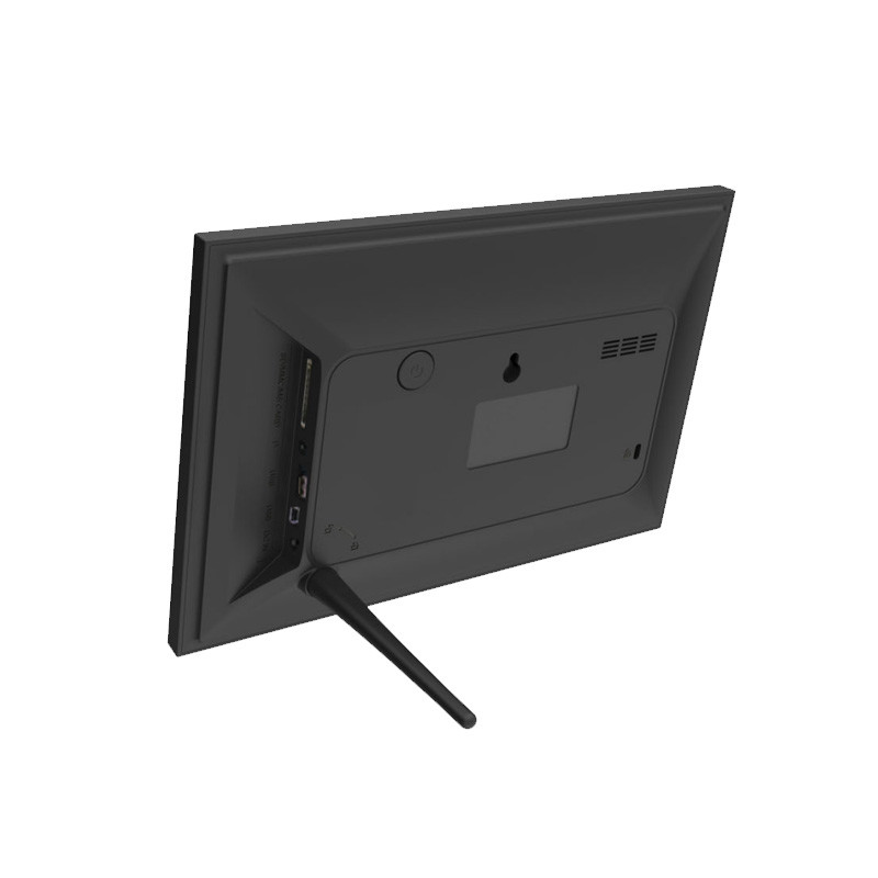 Ultra Wide Electric Digital Photo Frames With Video Loop 10.1 Inch