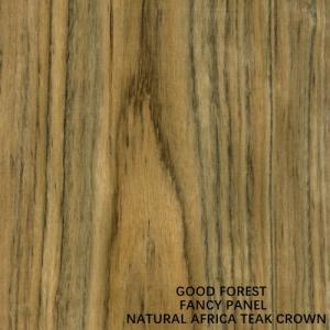 Wholesale Natural African Teak Wood Veneer Fancy Plywood Board Crown Grain For Furniture And Cabinet Panels from china suppliers