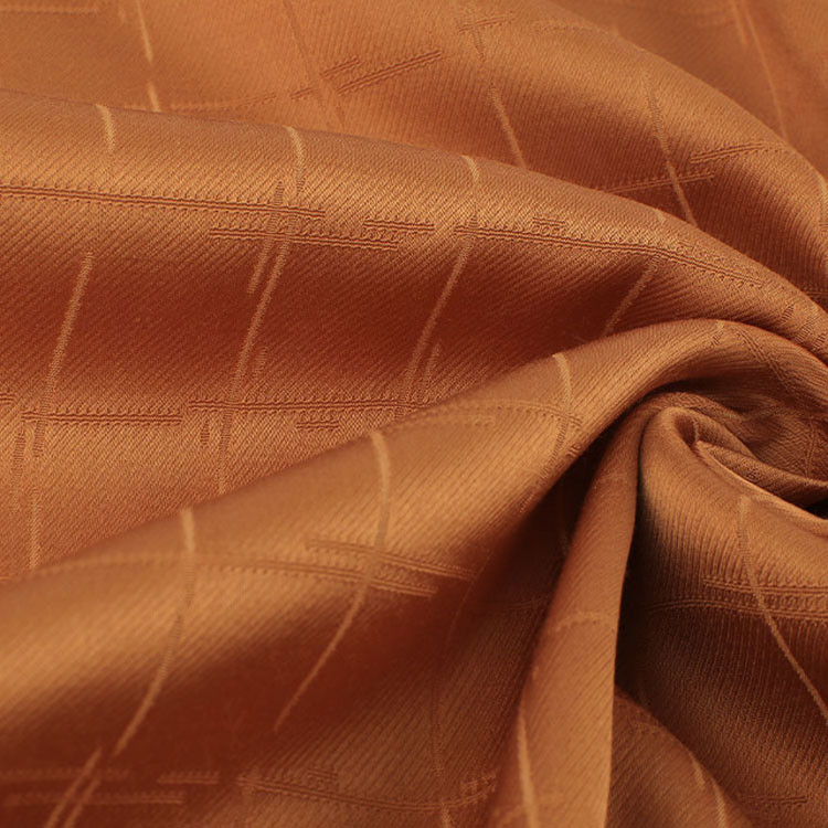 Sustainable 40% Rayon 60% Viscose Satin Jacquard Fabric For Dress