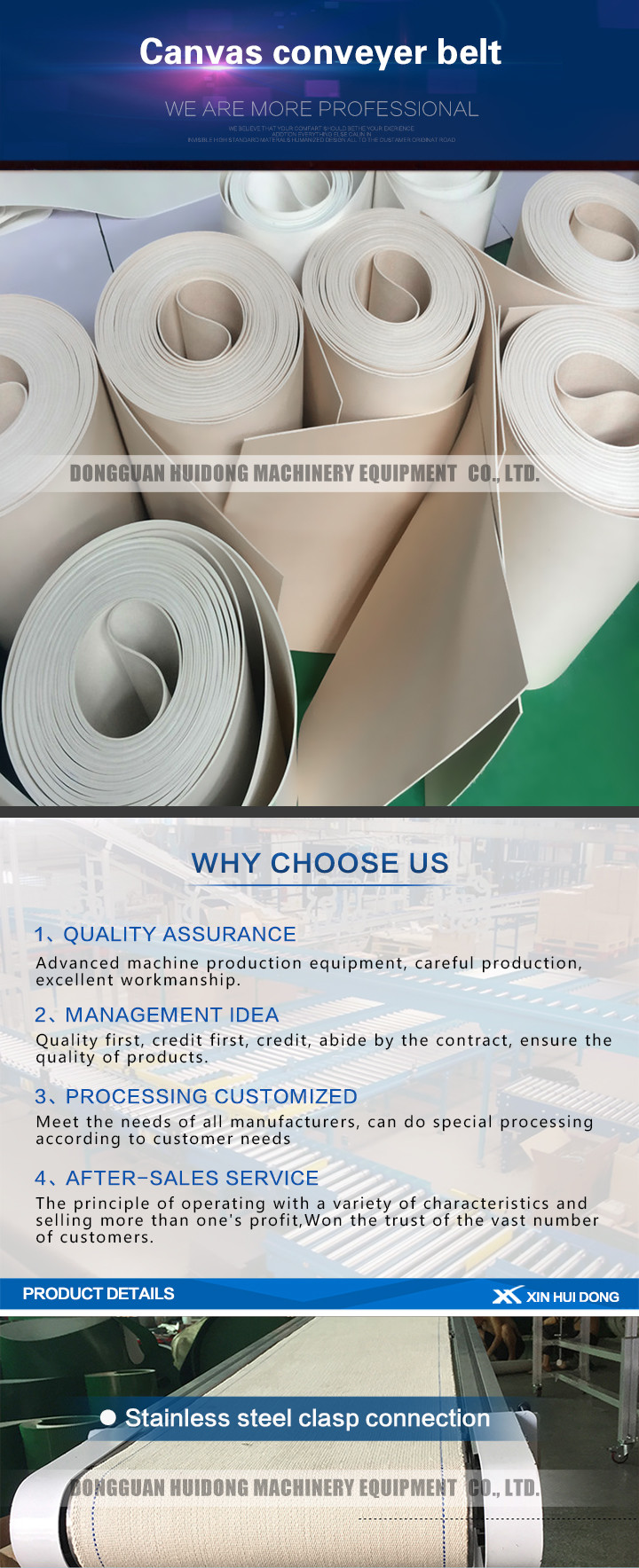 Heat Resistant Wide Belt Conveyor , Grain Low Profile Belt Conveyor