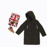 Bilemi Handsome Boy Duck Down Warm Coat 80% Winter Jacket Kids Parka for