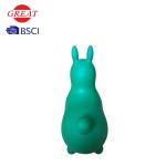 Customized Logo Bouncy Animal Hopper Green Donkey Appearance 52*47*25cm