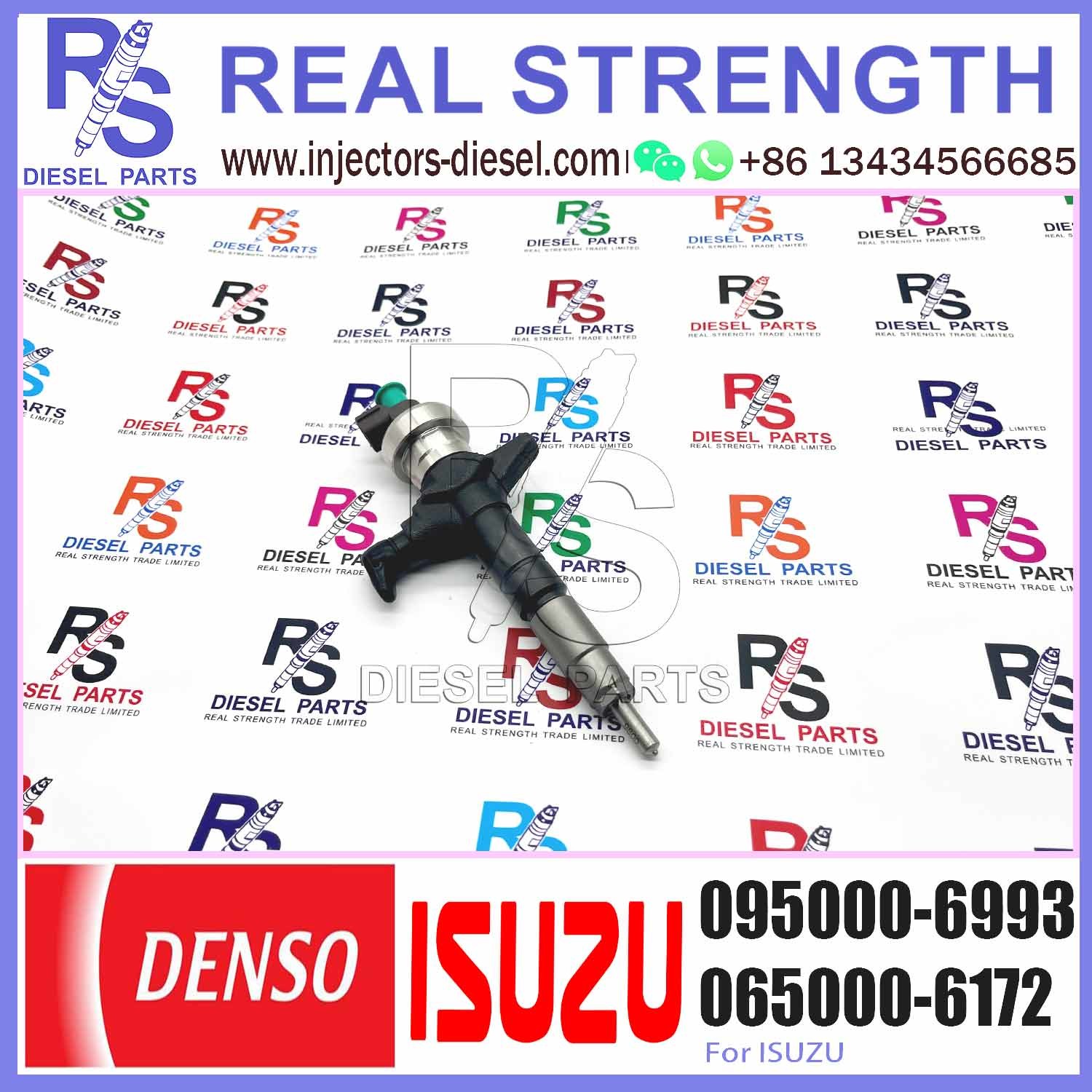 Common Rail Fuel Injector 095000-6990 095000-6992 095000-6993 For 4JJ1 4JK1 Engine