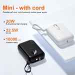OEM 180g Mobile Power Bank 10000mah Mini With 21700 Battery Type
