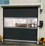 Black 3KW 1000times/Day Plastic Roller Shutter Doors
