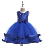 European and American new summer children's clothing mesh princess puffy dress