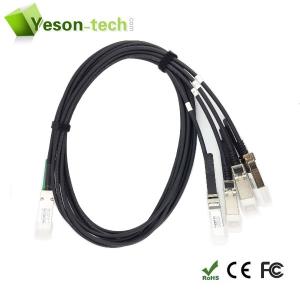 Wholesale 40G QSFP to 4 x SFP+ DAC Cable from china suppliers