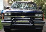 120W Off Road Front Bumper LED Light Bar Easy Mounting Black Body Color
