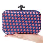 Classic female high-end hand woven star banquet evening bag hand elegant dinner