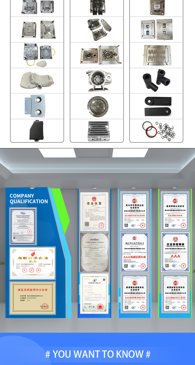 Injection Molding Mould For ABS PA66 PP PC PMMA PSU PCTG TPE TPU PBT Plastic Parts