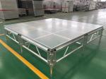 Aluminum Alloy Plywood Acrylic Glass Stage Anti Slip Black 15mm