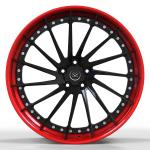 VIA Polished Super Concave 2 Piece Forged 6061-T6 Rims Custom 5x120.65