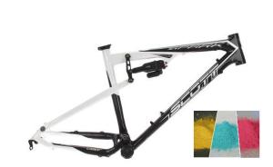 Wholesale Ral 9003 Mountain Bike Powder Coating , Electrostatic White Powder Coating from china suppliers