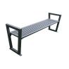 Buy cheap Waterproof Metal Park Benches , Anti Rust Mild Steel Bench With Armrests from wholesalers