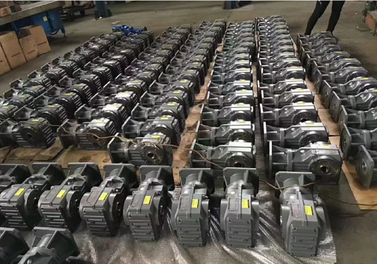 F Series Parallel Shaft Helical Gear Motor Speed Reducer with High Overload Capacity Low Energy Consumption and High Efficiency
