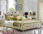 Shen Zhen Bedroom Furniture King Size French Bed