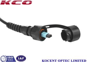 Wholesale ODVA MPO Outdoor Fiber Optic Patch Cable , Armored Patch Cord Water Proof from china suppliers