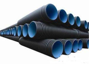 Wholesale SN4 18 Inch 1mm Wear Resistant Pipes , HDPE Double Wall Corrugated Pipe from china suppliers