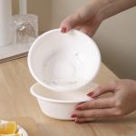 Disposable Sugarcane Pulp Bowl Barbecue Household Picnic 17oz Disposable Bowl