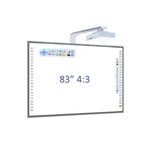Wholesale 83 Inch Interactive Whiteboard 4:3 Black Color For Training School Teaching from china suppliers