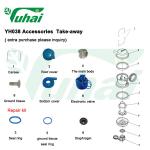 Milk Metering Equipment Milk Pipe Flexible Rubber Elbow For Milking Parlour