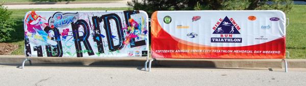 promotional advertising full color vinyl pvc mesh fence banners