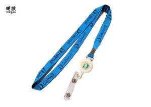 Wholesale Heavy Duty Badge Reel Lanyard , Name Tag Neck Strap For Id Badge Retractable Lanyard from china suppliers