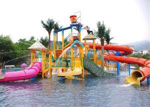 Wholesale Summer Outdoor Children Water Playground Games Fiberglass Equipment from china suppliers