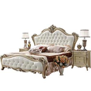 Wholesale 180x200CM High End Hotel Living Room Bed Antique Classical Bedroom Set from china suppliers