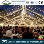 Fashion Wedding Clear Span Tent Easy Assemble With Transparent Cover ISO