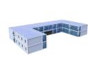 Customized Color Hotel Granny Flat Pack Prefabricated Container House Prices