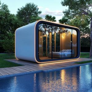 Wholesale Framework Prefabricated House Unfurnished Apple Cabin Tiny Home Sleeping Space Pod from china suppliers