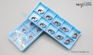 Wholesale DCGT11T302 CNC Carbide Insert Grounded External Turning Lathe Cutter Tool For Steel Low Feed from china suppliers
