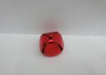 green, Red, golden color cross jingle bells christmas jingle bell ornament