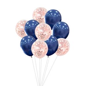 Wholesale 10pcs Latex Balloons Mixed 12inch Confetti Chrome Gold Navy Balloons Bachelorette Party Birthday Baby Shower Balloon from china suppliers
