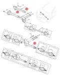 Front Wheel Steering Shaft Column For Mg Gs 10108295 Auto Car Parts By Universal