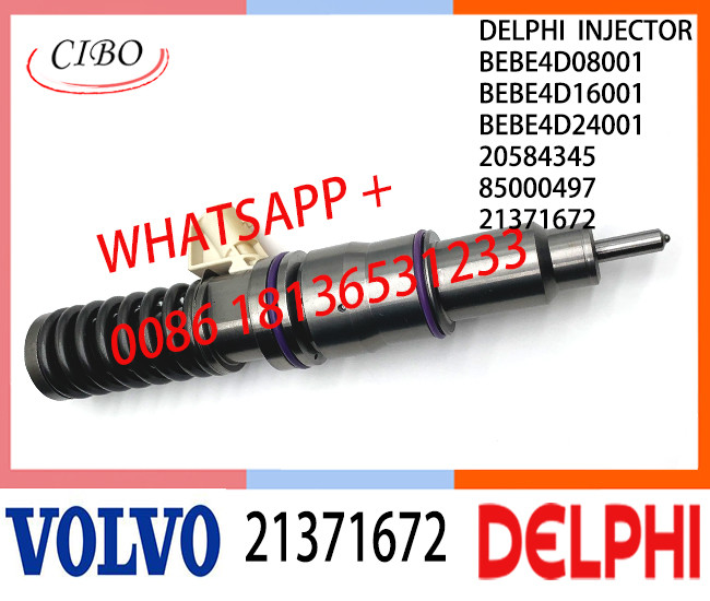 Fuel Diesel Injector 21371672 BEBE4D08001 BEBE4D16001 BEBE4D24001 20584345 85000497 E3.18 for VOL D13 EURO 3 LOW POWER