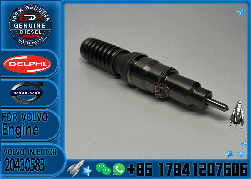 For Volvo FH12 FM12 D12D Diesel Injector Common Rail Injector 20430583 21582096 20430583 BEBE4C00001