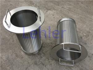Wholesale Lehler Wedge Wire Filter Elements High - Precision Slot Opening Dia 168mm from china suppliers