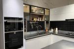 Anti Rust White Modern Custom Kitchen Cabinets Stainless Steel 304 Waterproof