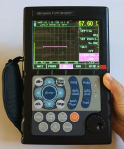 Wholesale Digital Portable Ultrasonic Flaw Detector, gain 0~130dB,0.2~20Mhz frequency, 0~10000mm from china suppliers