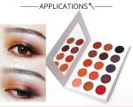 Waterproof Smoky Multi Color Eyeshadow 18 Color Silkscreen Logo
