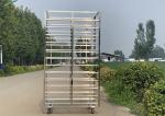 Double Line With Brake And No Brake Stainless Steel 201 304 316 / Aluminium Rack