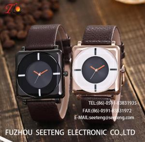 Wholesale WHOLESALE PU STRAP ALLOY CASE QUARTZ WATCHES SQUARE CASE from china suppliers